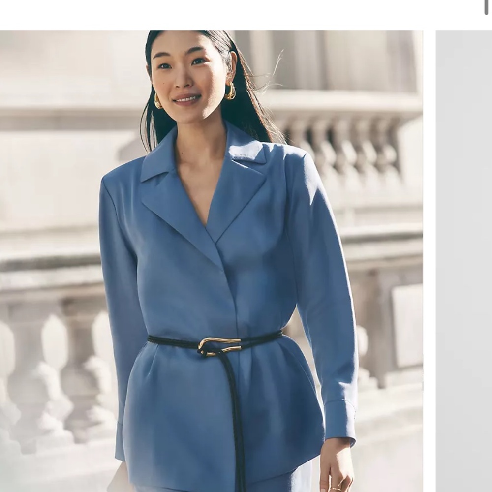 NWT Ann Taylor satin blazer
